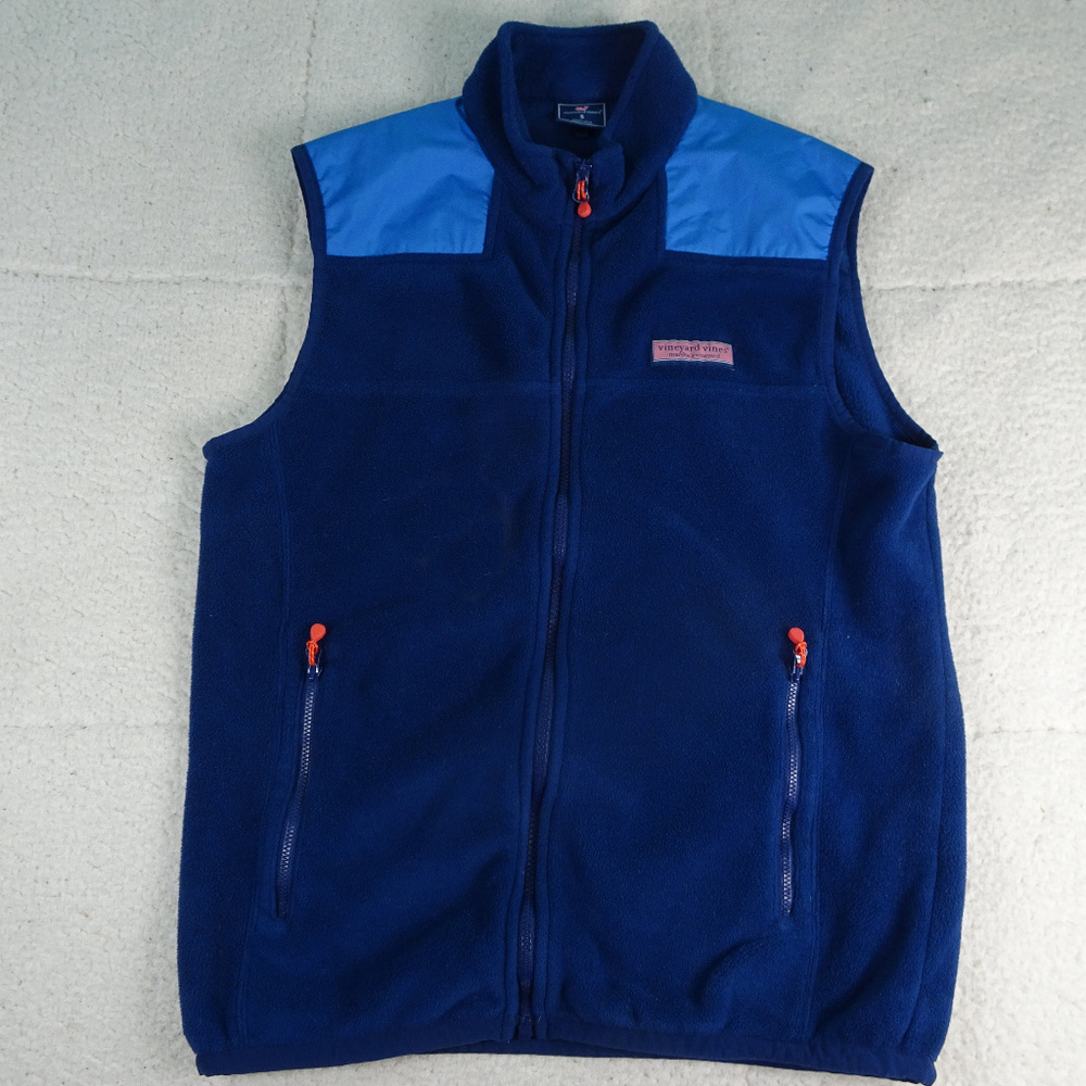 Vineyard Vines Blue Vest Small EUC